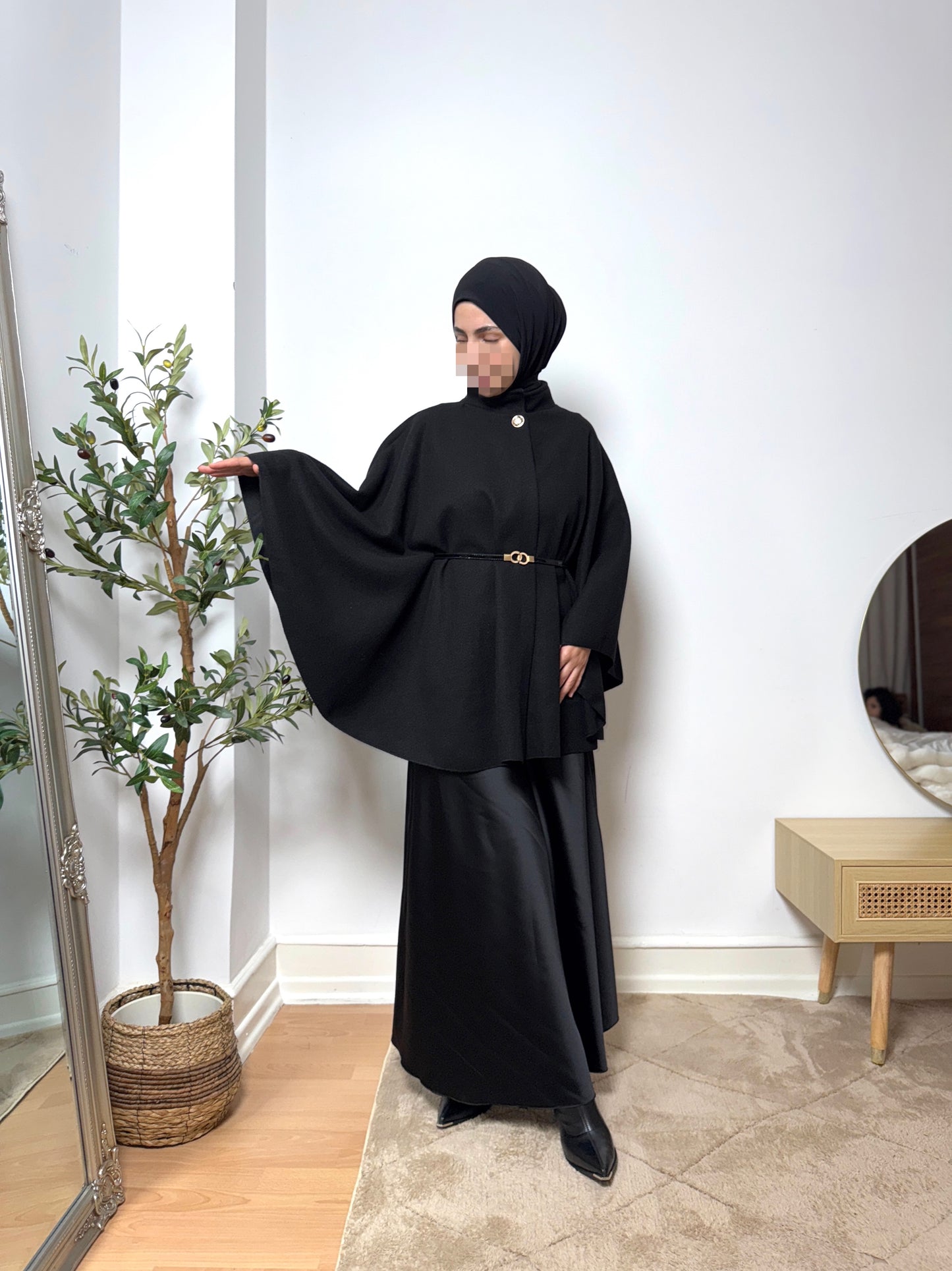satin skirt (longer version)