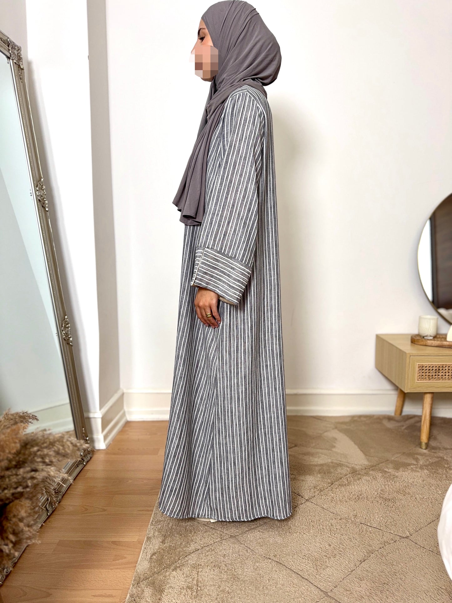 Kleid Haya (Leinenoptik)